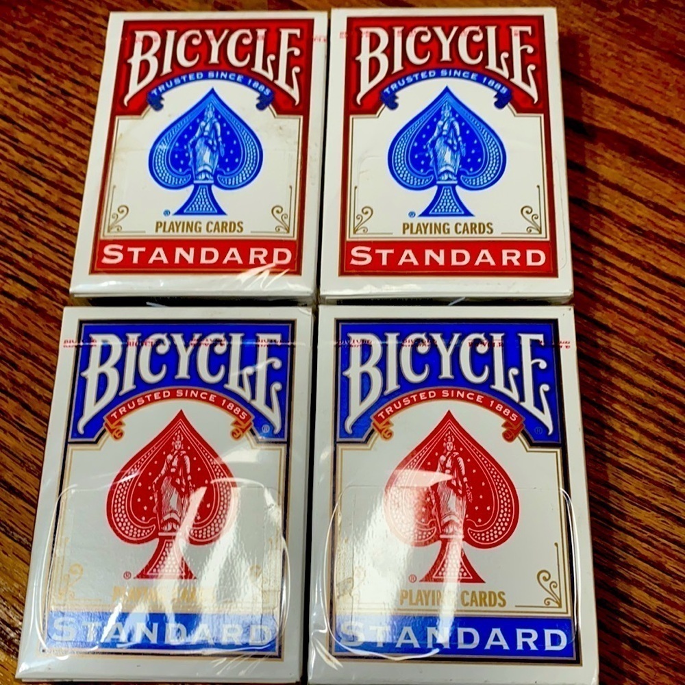 Bicycle Playing Card Bundle Standard Card Decks NWT Family Fun Game Night
